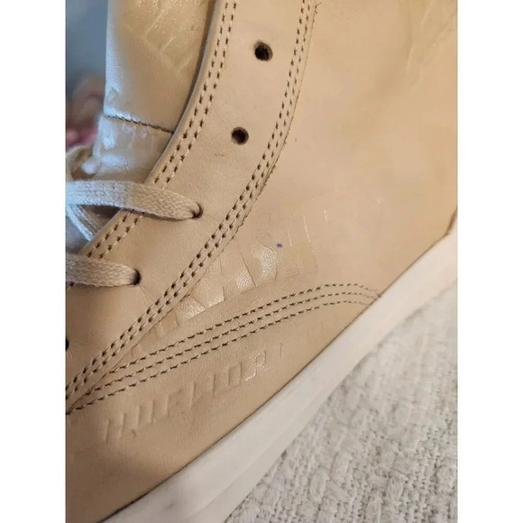 NWT HUF x Thrasher Leather Embossed Hi-Top Sneakers - Men's 11.5 - Picture 10 of 11